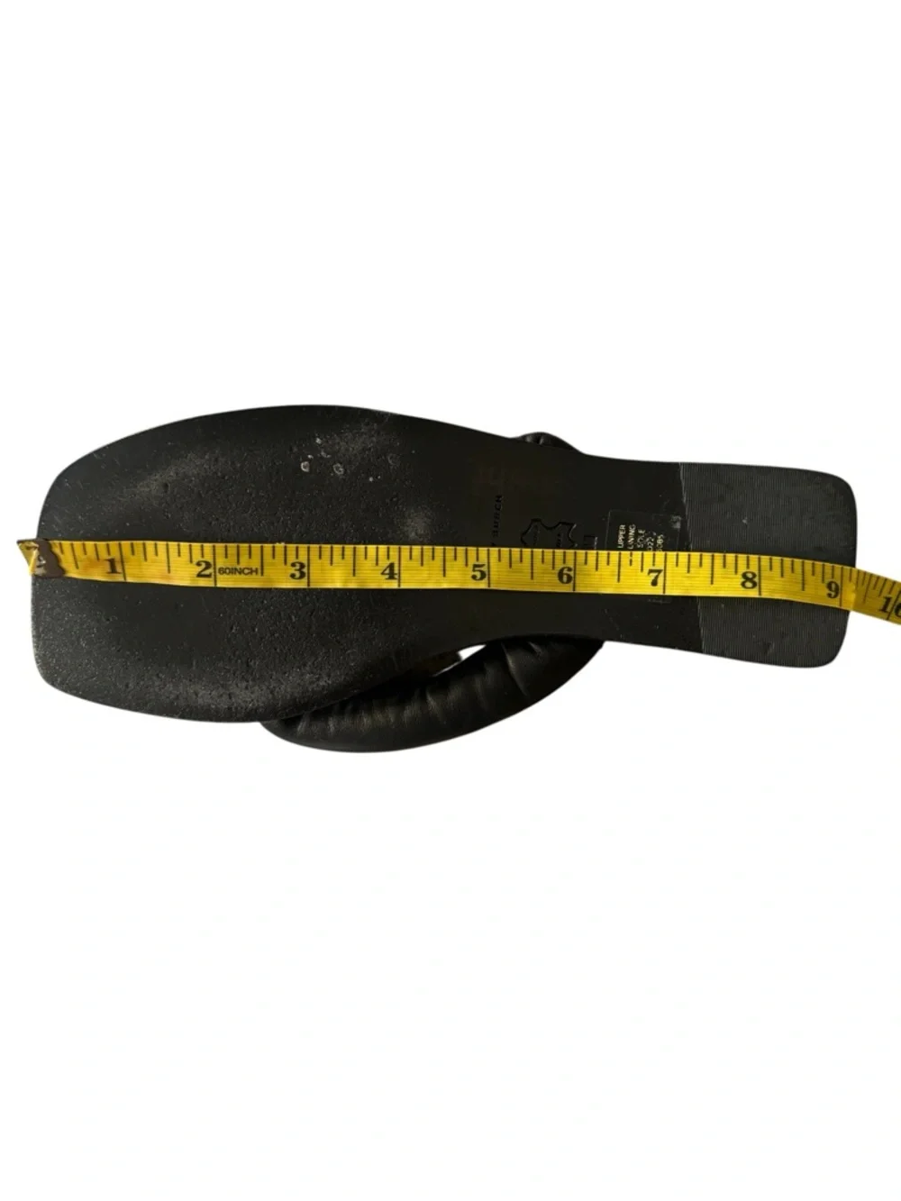 Tory Burch Puffy Strap Thong Sandal Black Leather